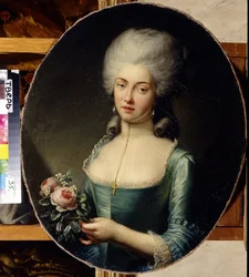 Portrait de la comtesse Natalia Alexandrovna Repnina (nee Kurakina   1323472   no       norwegian Successfully Translated  Original: Dios los cria y ellos se juntan (God Creates Them and They Join Up Together), from the series Los disparates (Los proverbio