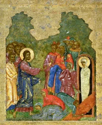 The Raising of Lazarus, Novgorod-skolen