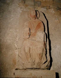 Kristus på tronen (stein)