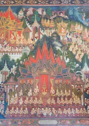 Veggmalerier i Buddhaisawan-kapellet, Wang Na-palasset