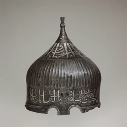 Turbanhjelm, ca. 1478–90 (stål, jern, sølv)