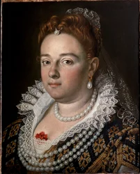 Portrett av Bianca Capello, venetiansk dame fra renessansen. (Maleri