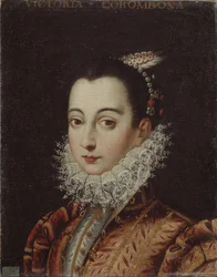 Portrett av Vittoria Accoramboni 1557-1585, ca. 1580