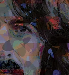 George Harrison eye, 2013 (digital)