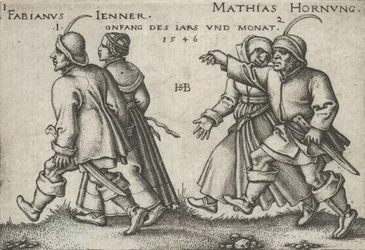 Januar og februar, fra Bondefesten eller de tolv månedene, 1546.
