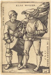 Fanebærer og trommeslager