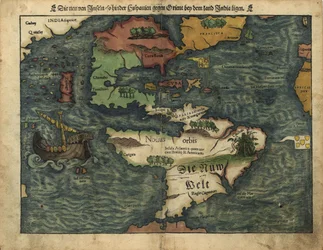 De nye øyene som ligger bak Hispania mot Orienten nær India. LOC 2005630224