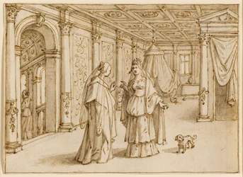 Anna og Dido diskuterer Aeneas