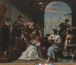 Salomo elsker avguder, ca. 1724
