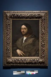 Portrait of a Man, ca. 1516-20 (olje på panel, overført fra panel)