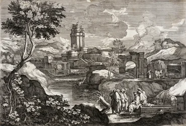 Landskap med Josef i Egypt
