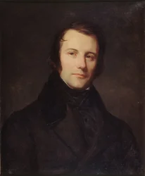 Portrett av Edgar Quinet 1803-1875, ca 1835.