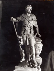 Hannibal Triumphant, 1722 (marmor) (bw-bilde)