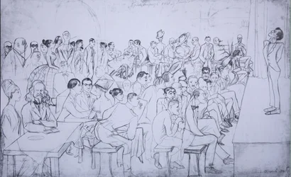 Komikerne hviler hjemme, 1916