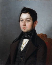 Portrett av Ivan Ivanovich Molnar 1802-1872, 1840