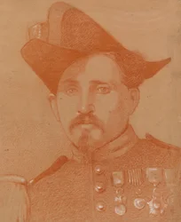 Portrett av en italiensk soldat