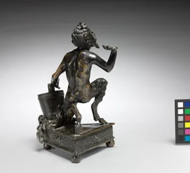 Kneeling Satyr, c.1520 (bronze)