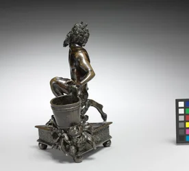 Knelende Satyr, ca. 1520 (bronse)