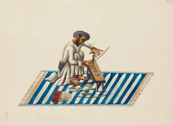 Lapidary på jobb, c1810