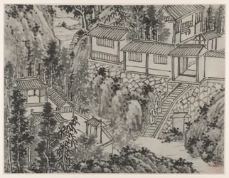Tolv utsikt over Tiger Hill, Suzhou: The Pine Retreat