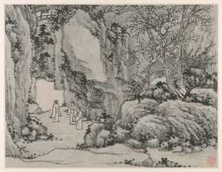 Tolv utsikt over Tiger Hill, Suzhou: The Sword Spring, Tiger Hill, etter 1490.