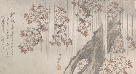 Cherry Blossoms in the Rain, 1800-tallet., 1800-tallet.