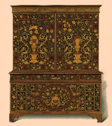 Skappresse innlagt med intarsia, 1905