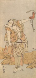 Den andre Nakamura Juzo som en Yakko, 1773 eller