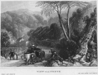 Utsikt nær Theux, 1850