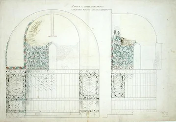 Design for Mosaic for The Church of the Wisdom of God at Lower Kingswood