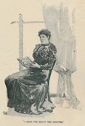 Jeg leste i omtrent ti minutter, 1892