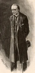 Illustrasjon for "The Adventures of Sherlock Holmes"