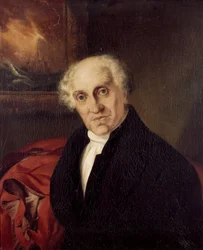 Portrett av pastor Dr. Alexander Scott (1768–1840), kapellan for Horatio Nelson (1758–1805) på «Victory», olje på lerret