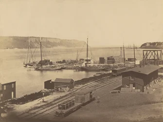 Palisades, Hudsonelven, Yonkers Docks