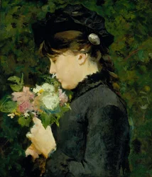 Portrett av Eleonora Tommasi, ca. 1884-85 (olje på lerret)