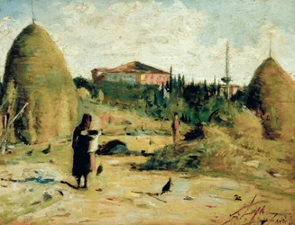 Villa Bandini al Gabbro, ca. 1889–90 (olje på plate)