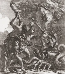 Hercules og Hydraen. (skrive ut)