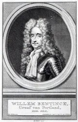 William Bentinck, 1st Earl of Portland, gravert av Jacobus Houbraken etter en original av Robert Williams
