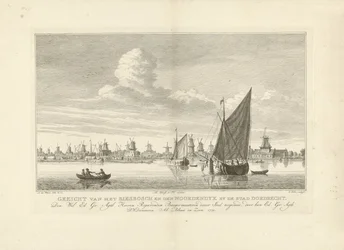 Utsikt over Biesbosch og Noordendijk nær Dordrecht Utsikt over Biesbosch og den Noordendyk ved byen Dordrecht (tittel på objekt)