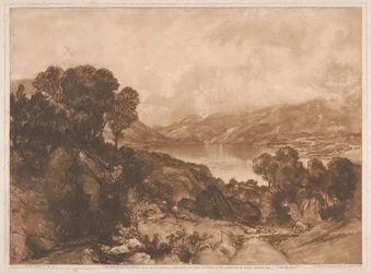 Utsikt over en innsjø, Derwentwater