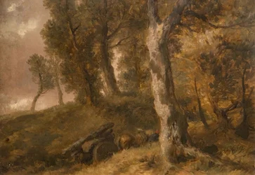 Studie av trær, 1874.