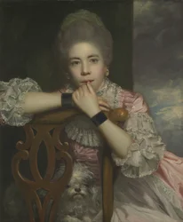 Mrs. Abington som Miss Prue i "Love for Love" av William Congreve