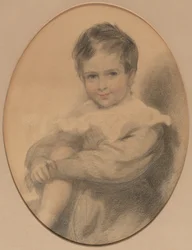 Sittende gutt
