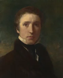 Selvportrett i en alder av rundt nitten, ca 1819.