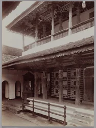 Buddhisttempel i Kandy, Ceylon, ca. 1880-årene.