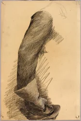 Høyre arm, studie for rytterstatue