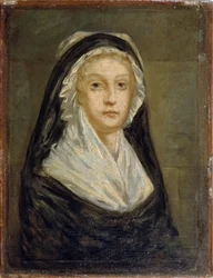 Marie Antoinette ved Conciergerie, 1793.