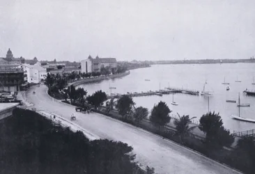 Bay Esplanade, Durban (s/hvitt bilde)