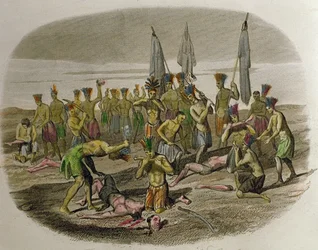 Døde fransiskanske misjonærer, partert og fortært av karibiske indianere som de hadde forsøkt å evangelisere i 1516
