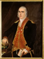Portrett av Francisco ALSEDO BUSTAMANTE (1758-1805), sjømann og spansk militær. Anonymt maleri av den spanske skolen. Madrid, Sjøfartsmuseet.